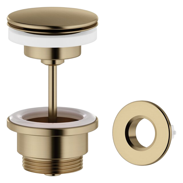 Pop Up Waste with click-function brushed bronze