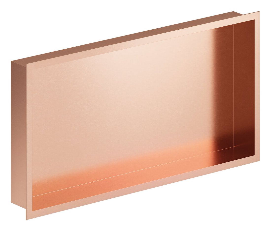 Pop Up Waste with click-function brushed copper