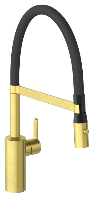 Pro Kitchen Mixer brushed brass