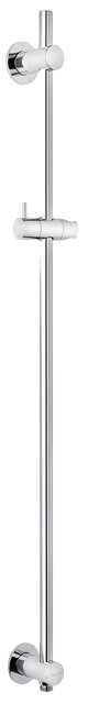 Shower Rail with Integrated Outlet & Holder chrome