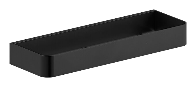 Shower shelf matt black