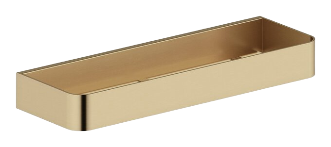 Shower shelf brushed bronze