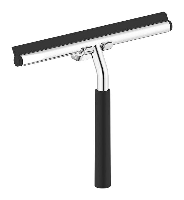 Shower squeegee with holder chrome