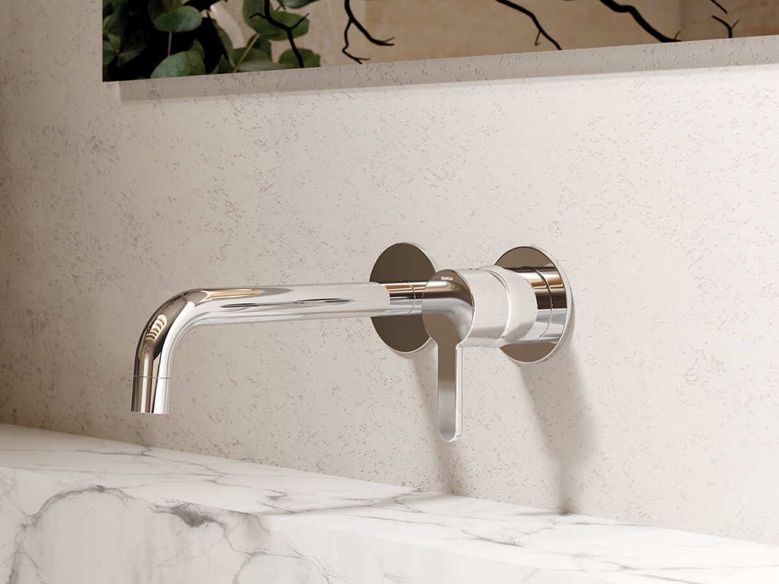 Shower squeegee with holder chrome