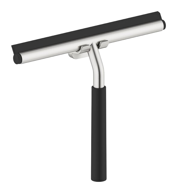 Shower squeegee with holder steel