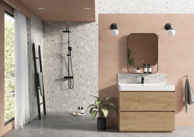 Shower System matt black