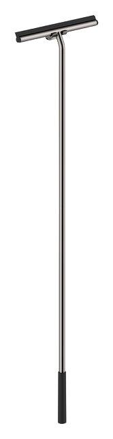 Shower wiper with bracket and long handle (1020 mm) graphite grey