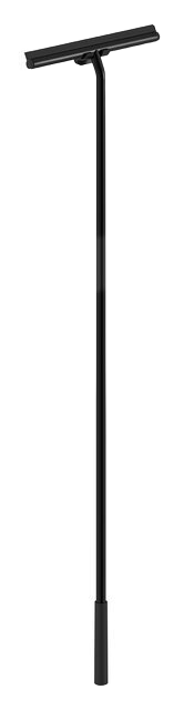 Shower wiper with bracket and long handle (1020 mm) matt black
