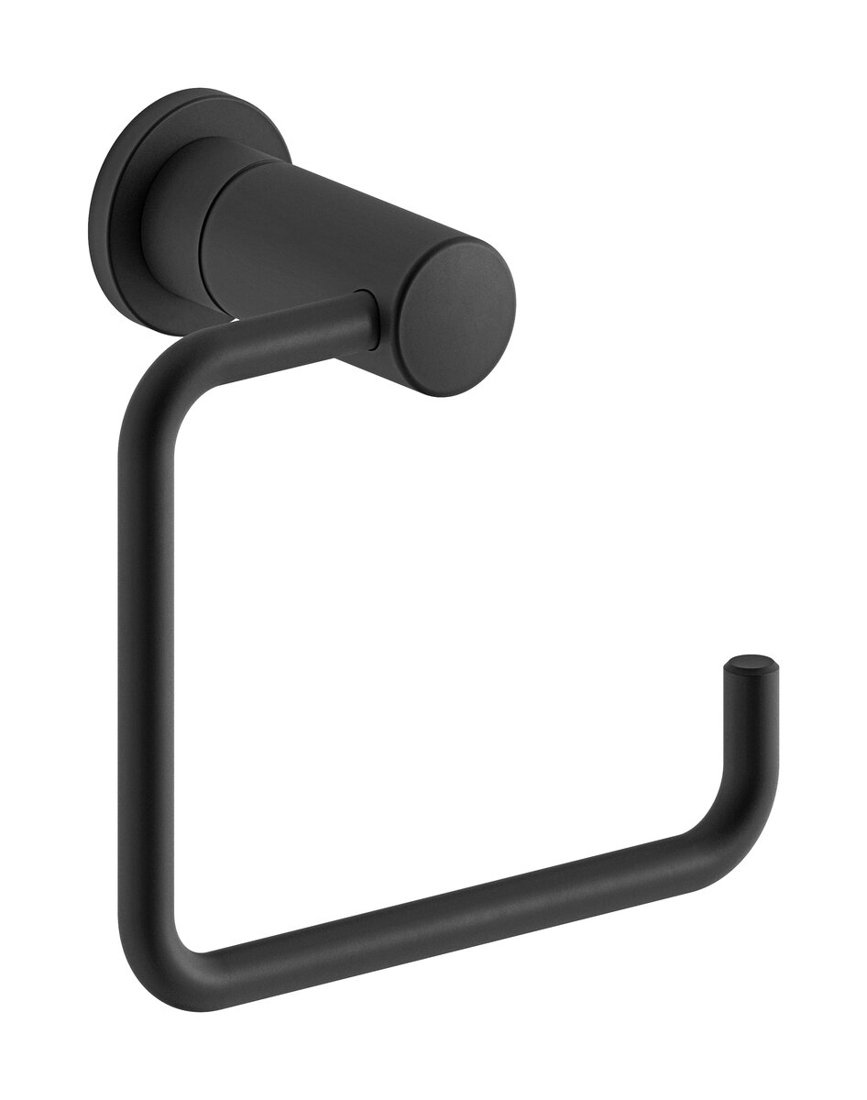 Shower wiper with bracket and long handle (1020 mm) matt black
