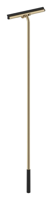 Shower wiper with bracket and long handle (1020 mm) brushed bronze