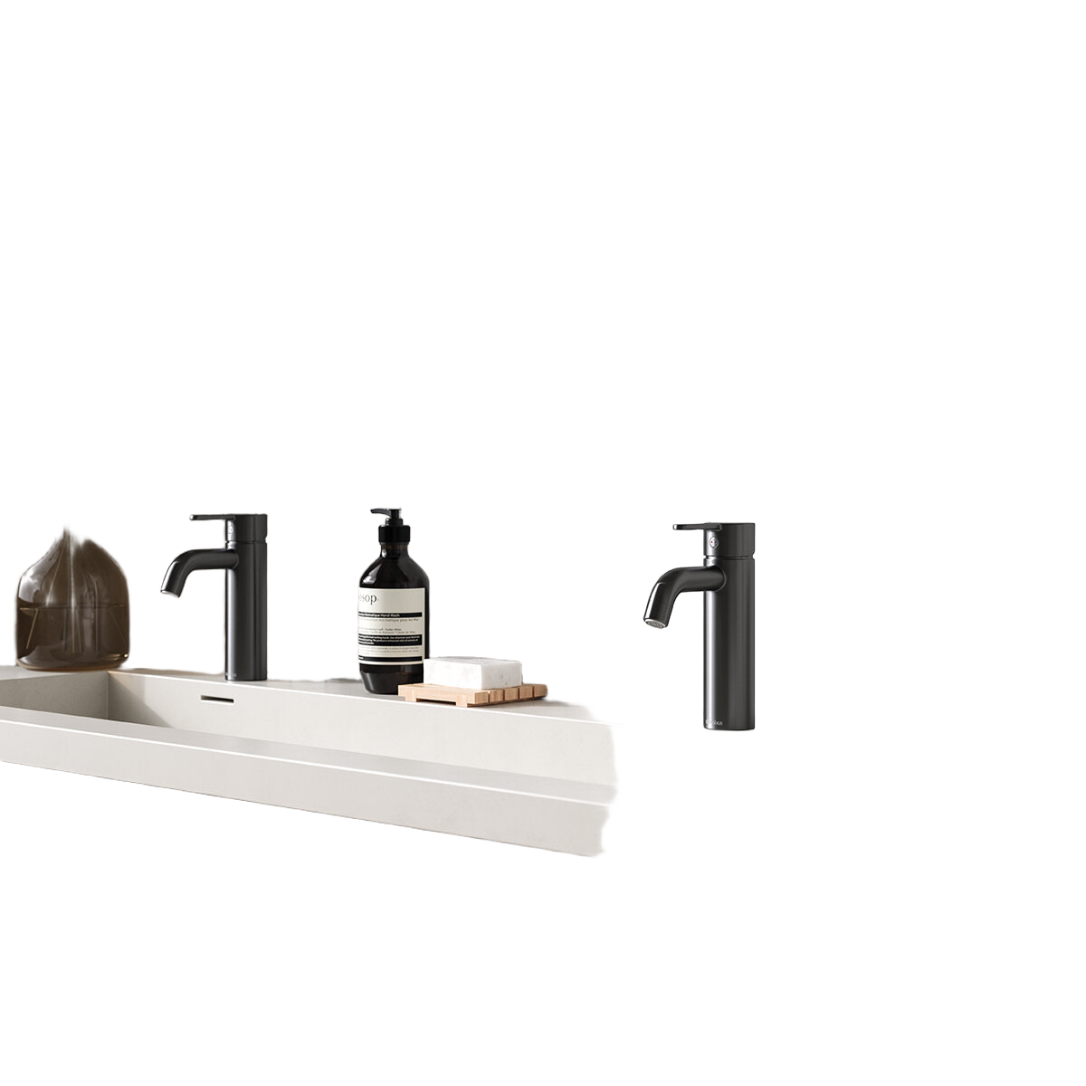 Silhouet Basin Mixer Medium graphite grey (749305500)