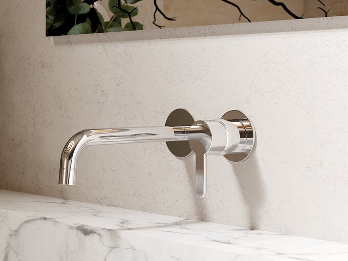 Silhouet Exposed kit for built in Basin Mixer Box (180 mm) chrome