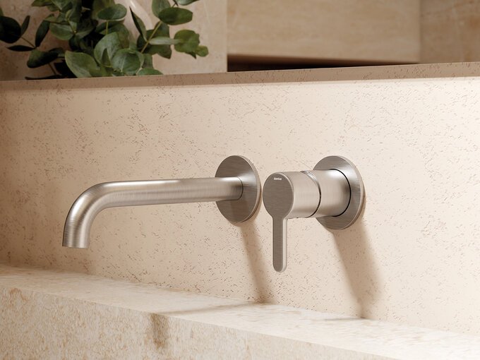 Silhouet Exposed kit for built in Basin Mixer Box (180 mm) steel