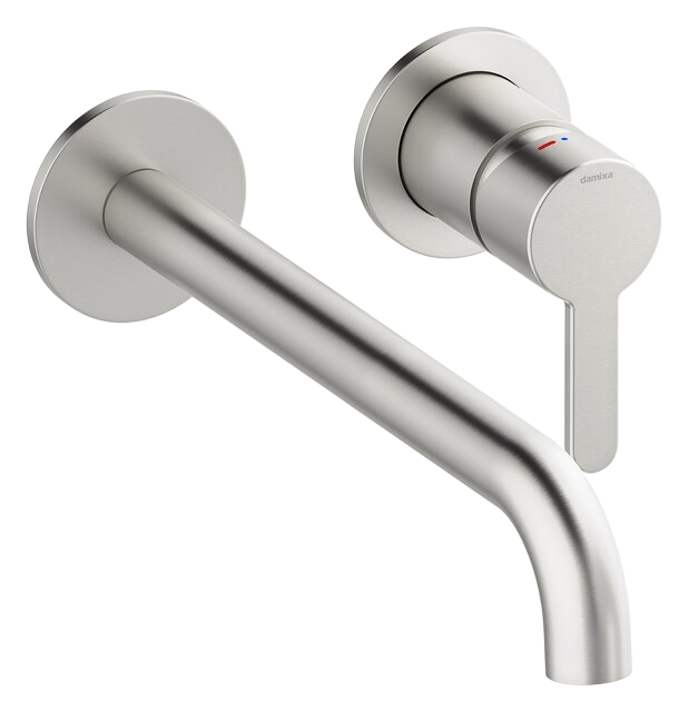 Silhouet Exposed kit for built in Basin Mixer steel