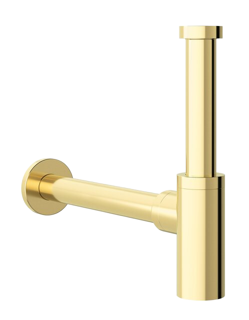Siphon polished brass