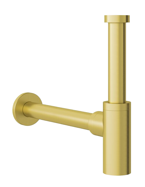 Siphon brushed brass