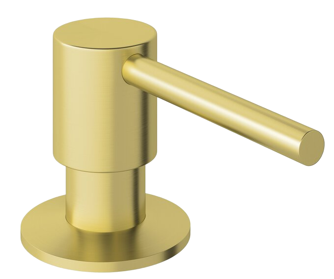 Soap dispenser brushed brass