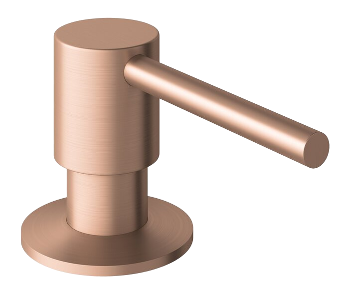 Soap dispenser brushed copper