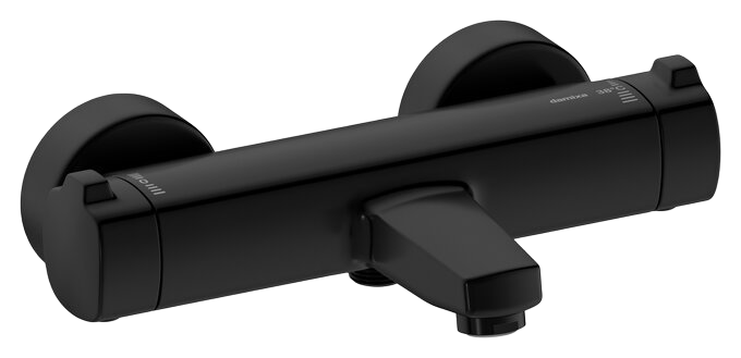 Thermixa 700 Thermostatic Bath/Shower Mixer matt black