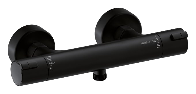 Thermixa Zero Thermostatic Shower Mixer matt black