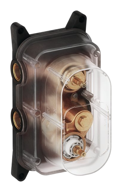 Thermostatic 2-Way built in Shower Mixer Box .