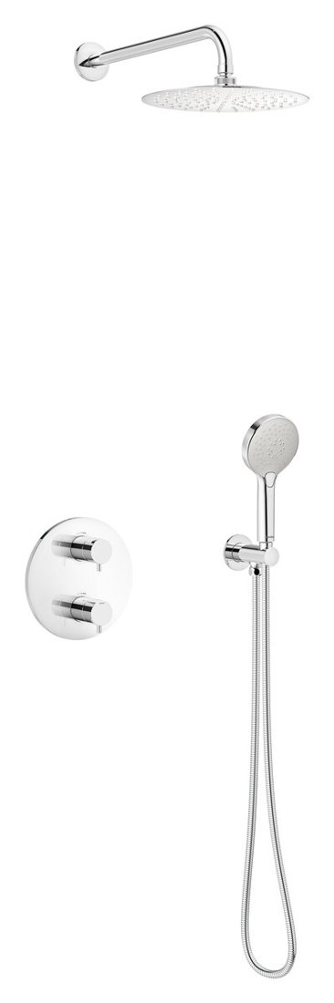 Thermostatic 2-Way built in Shower Mixer Box .
