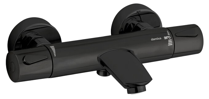 Thermostatic Bath/Shower Mixer matt black