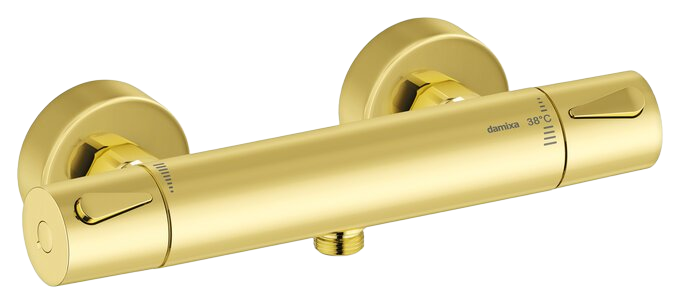 Thermostatic Shower Mixer polished brass