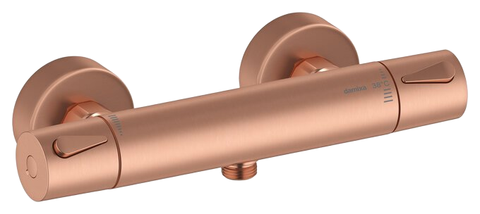Thermostatic Shower Mixer brushed copper