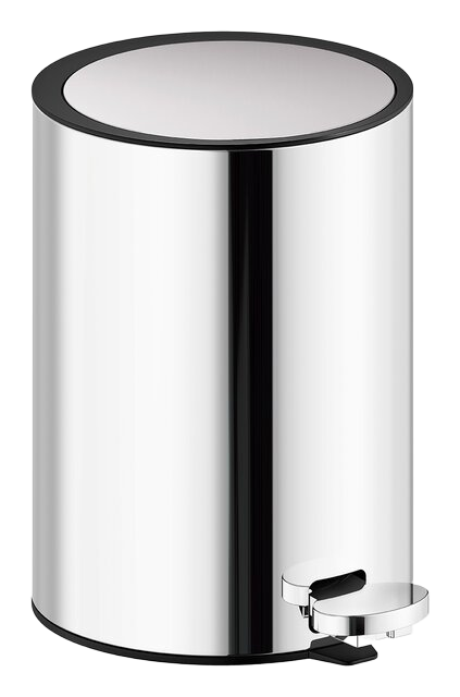 Toilet bin 3 L chrome