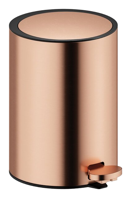 Toilet bin 3 L brushed copper