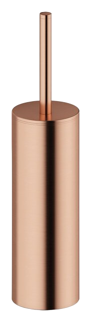 Toilet brush brushed copper