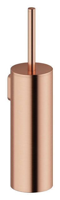 Toilet brush brushed copper