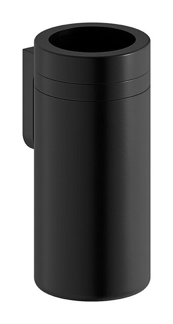 Toothbrush tumbler with holder matt black