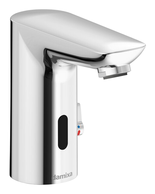 Touchless basin mixer chrome