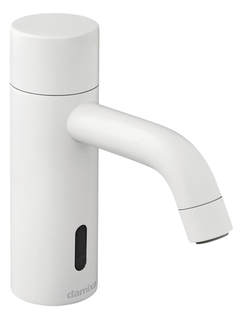 Touchless basin public matt white