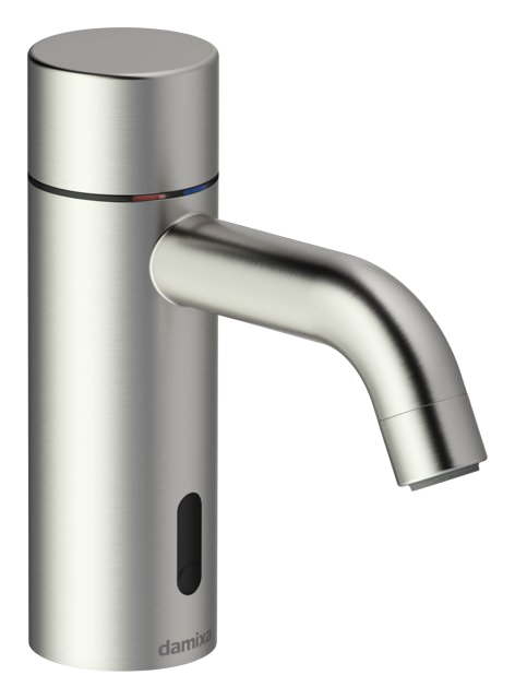 Touchless basin tap steel