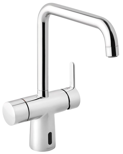 Touchless kitchen tap chrome