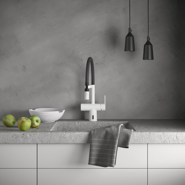 Touchless Pro Kitchen Mixer matt white