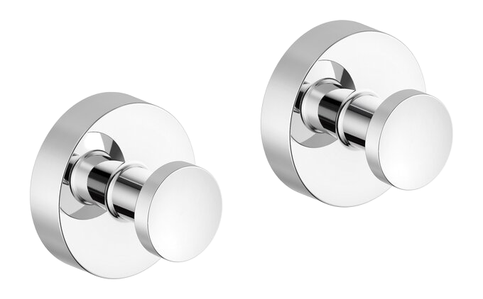 Towel hook (2 pcs) chrome