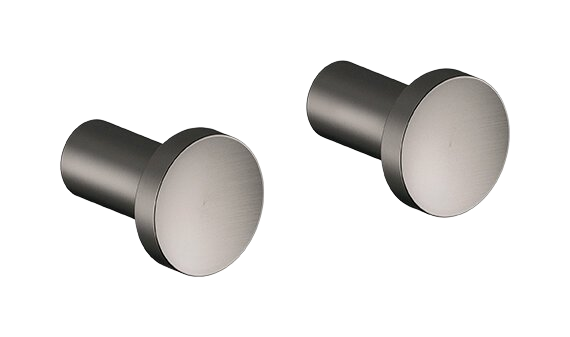 Towel hook (2 pcs) graphite grey