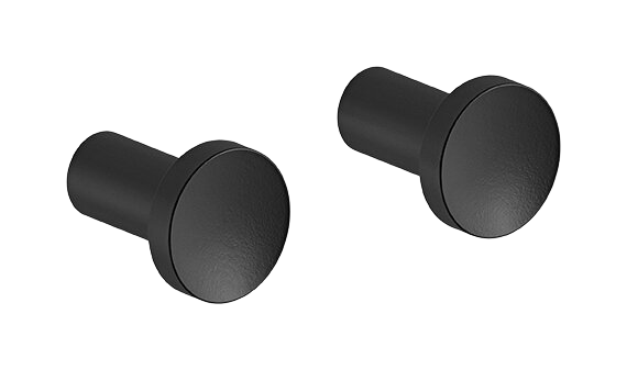 Towel hook (2 pcs) matt black