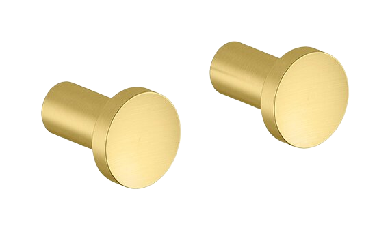Towel hook (2 pcs) brushed brass