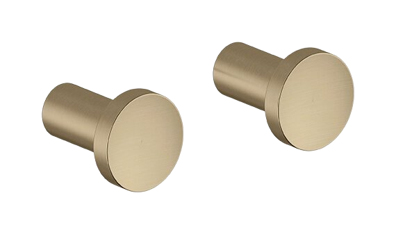 Towel hook (2 pcs) brushed bronze