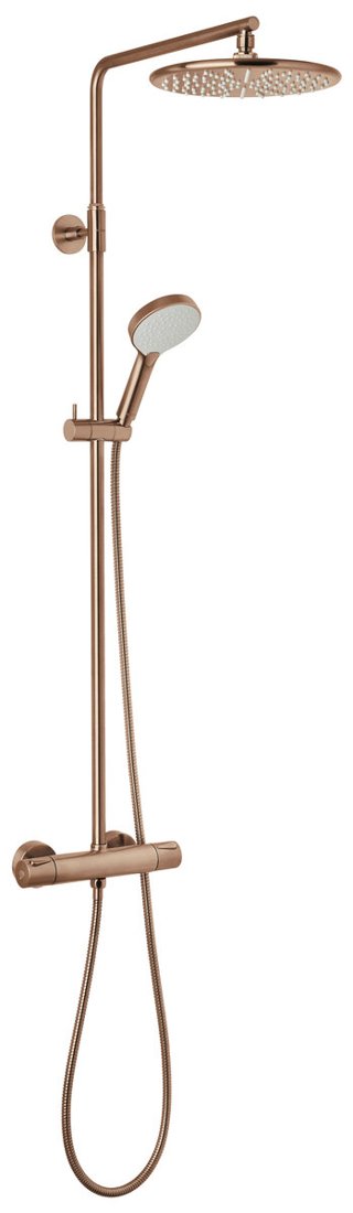 Towel Rail 500 mm brushed copper