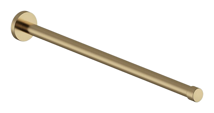 TOWEL ROD SINGLE 400 MM brushed bronze