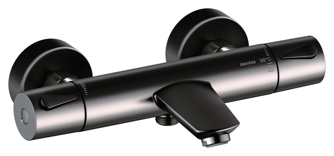 Tube handshower set graphite grey