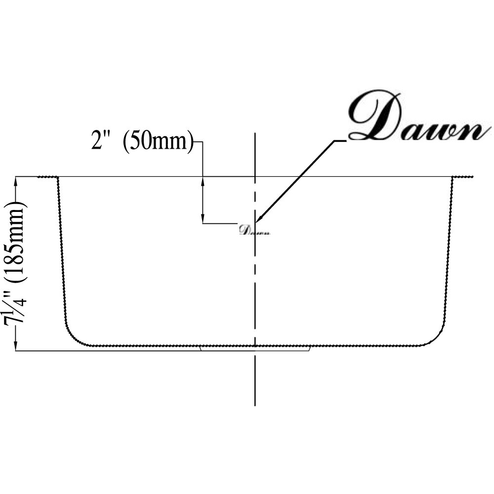 3238 Undermount Bark Sink