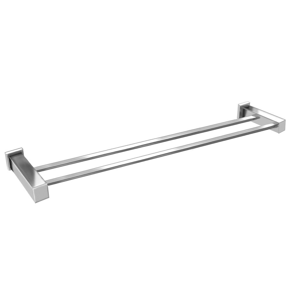 8212 Chrome 24" Double Towel Rail