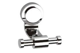 9304S Satin Nickel Double Robe Hook